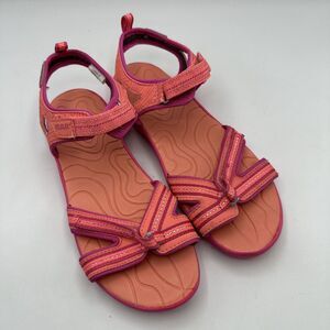 M.A.P. Lorna Girls 5 (Big Kids) Sandals Orange/Pink Straply Fasten